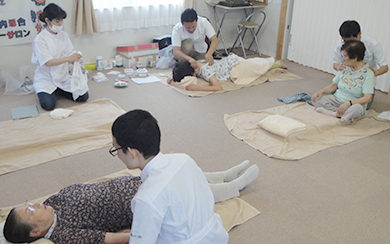 南相馬市絆診療所鍼灸ボランティア