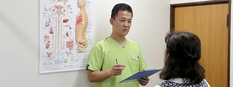 治療のながれ：問診